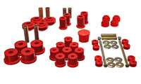 Thumbnail for Energy Suspension 67-73 Ford Mustang Red Hyper-flex Master Bushing Set