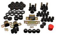 Thumbnail for Energy Suspension 80-86 Jeep CJ7 Black Hyper-Flex Master Bushing Set
