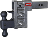 Thumbnail for Gen-Y Mega Duty 2.5in Shank 6in Drop 3K TW 21K Hitch w/GH-061 Dual-Ball/GH-062 Pintle Lock