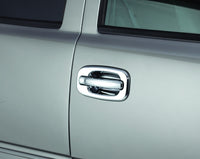 Thumbnail for AVS 99-07 Chevy Silverado 1500 (w/o Pass Keyhole) Door Handle Covers (2 Door) 4pc Set - Chrome