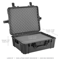 Thumbnail for Go Rhino XVenture Gear Hard Case w/Foam - Large 25in. / Lockable / IP67 - Tex. Black
