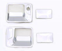 Thumbnail for AVS 99-16 Ford F-250 (w/o Passenger Keyhole) Door Handle Covers (2 Door) 4pc Set - Chrome
