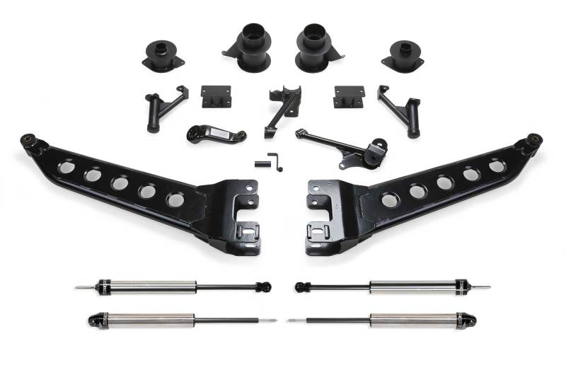 Fabtech 14-18 Ram 2500 4WD 5in Radius Arm System w/Coil Spacers & DL Shocks