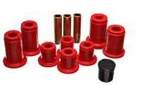 Thumbnail for Energy Suspension Frt Control Arm Bushing Set - Red