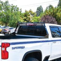 Thumbnail for Westin 1999-2018 Chevrolet/Ford/GMC/Toyota Silverado/Sierra 1500/2500/3500 HD Headache Rack - Black