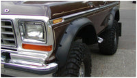 Thumbnail for Bushwacker 78-79 Ford Bronco Cutout Style Flares 2pc - Black