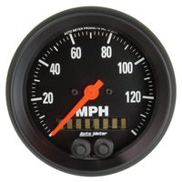 Thumbnail for Autometer Z Series 3-3/8in 140 MPH In-Dash Full Sweep GPS Speedometer