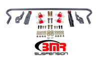 Thumbnail for BMR 11-14 S197 Mustang Rear Hollow 25mm Adj. Sway Bar Kit w/ Bushings - Black Hammertone