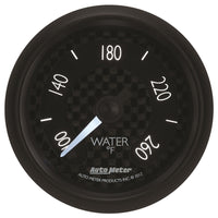 Thumbnail for Autometer GT Series 52mm Full Sweep Electronic 100-260 Deg F Water Temperature Gauge