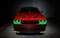 Thumbnail for Oracle 15-21 Dodge Challenger Dynamic Surface Mount Headlight Halo Kit - - Dynamic SEE WARRANTY