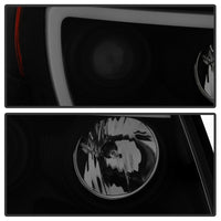 Thumbnail for Spyder 05-11 Toyota Tacoma Ver 2 Proj Headlights - Light Bar DRL - Black Smoke PRO-YD-TT05V2-LB-BSM