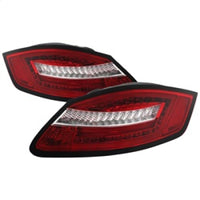 Thumbnail for Spyder Porsche 987 Cayman 06-08 / Boxster 05-08 LED Tail Lights - Red Clear ALT-YD-P98705-LED-RC