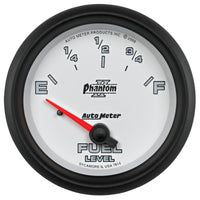 Thumbnail for AutoMeter Gauge Fuel Level 2-5/8in. 0 Ohm(e) to 90 Ohm(f) Elec Phantom II