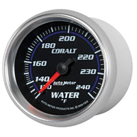 Thumbnail for Autometer Cobalt 66mm 120-240 Degree F Mechanical Water Temperature Gauge