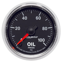 Thumbnail for Autometer GS Series 2-1/16in Oil Pressure Gauge 100PSI Electric Full Sweep