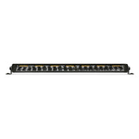 Thumbnail for Go Rhino Xplor Blackout Combo Series Sgl Row LED Light Bar w/Amber (Side/Track Mount) 20.5in. - Blk