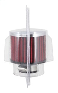 Thumbnail for K&N 1.25in Flange ID x 3in OD x 2.5in H Rubber Base Crankcase Vent Filter