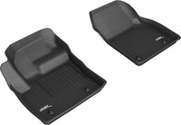Thumbnail for 3D MAXpider 18-20 Jaguar E-Pace Kagu 1st Row Floormats - Black