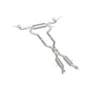 Thumbnail for MagnaFlow Cat-Back SS 2.5in Dual Split Rear 4in Black Tip 11-16 Jeep Grand Cherokee 5.7L V8/3.6L V6