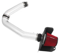 Thumbnail for Spectre 11-15 Jeep Grand Cherokee V6-3.6L F/I Air Intake Kit - Polished w/Red Filter