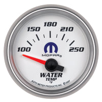Thumbnail for Autometer Mopar 52.4mm SSE 100-250 Degree F Water Temperature Gauge