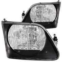 Thumbnail for ANZO 1997.5-2003 Ford F-150 Crystal Headlights Black G2
