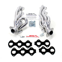 Thumbnail for JBA 05-10 Ford F-Series 6.8L 3V V10 1-1/2in Primary Silver Ctd Cat4Ward Header