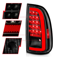 Thumbnail for ANZO 00-06 Toyota Tundra LED Taillights w/ Light Bar Black Housing Clear Lens