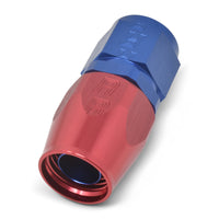 Thumbnail for Russell Performance -10 AN Red/Blue Straight Full Flow Hose End