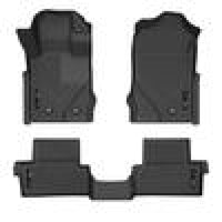Thumbnail for Husky Liners 2021 Ford Bronco 2 Door Weatherbeater Front & 2nd Seat Floor Liners - Black