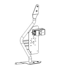 Thumbnail for Go Rhino 07-18 Jeep Wrangler JK/JKU Front Fender Jack Mount for Hi-Lift Jack - Tex. Blk