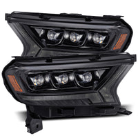Thumbnail for AlphaRex 19-21 Ford Ranger NOVA LED Proj Headlight Plnk Style Alpha Blk w/Activ Light/Seq Signal/DRL