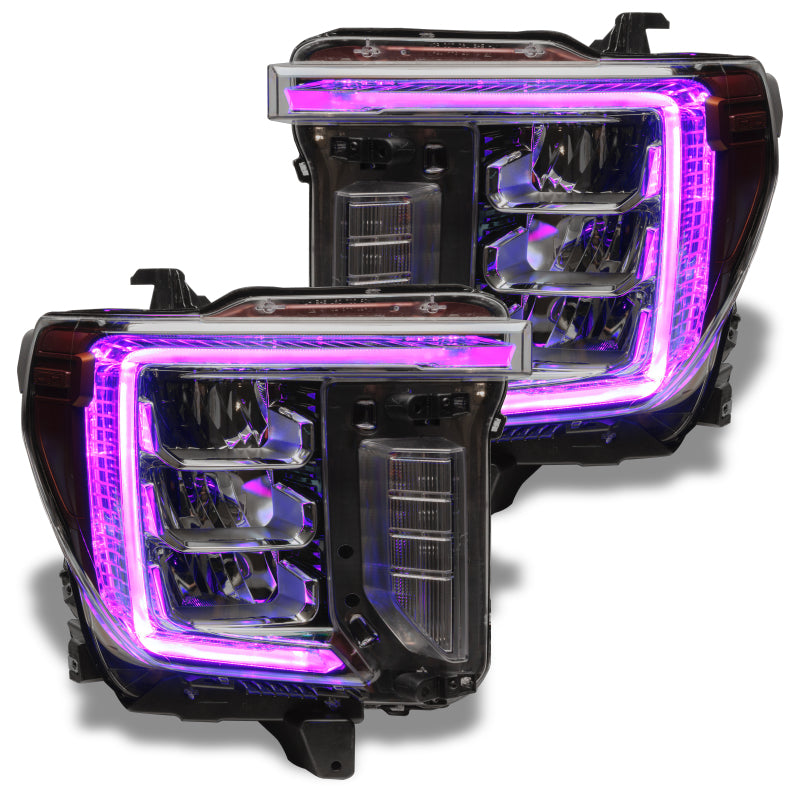 Oracle 20-21 GMC Sierra 2500/3500 HD RGB+W Headlight DRL Kit - ColorSHIFT w/o Cntrl SEE WARRANTY