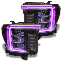 Thumbnail for Oracle 20-21 GMC Sierra 2500/3500 HD RGB+W Headlight DRL Kit - ColorSHIFT w/o Cntrl SEE WARRANTY