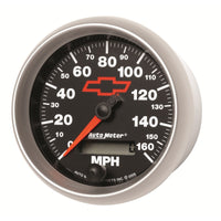 Thumbnail for Autometer Speedometer 3-3/8in, 0-160 MPH, Elec. Programmable - Bowtie Black