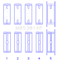 Thumbnail for King Holden 253/308CI 5.0L/5.7L (Size .010) Main Bearing Set