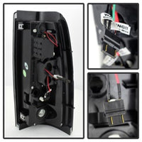 Thumbnail for Spyder Chevy Silverado 1500 03-06 (Not Fit Stepside)LED Tail Lights Blk Smke ALT-YD-CS03-LED-BSM