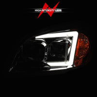 Thumbnail for ANZO 05-10 Chevrolet Cobalt / 07-10 Pontiac G5 LED Projector Headlights Black Housing