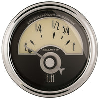 Thumbnail for AutoMeter Gauge Fuel Level 2-1/16in. 73 Ohm(e) to 10 Ohm(f) Elec Cruiser Ad