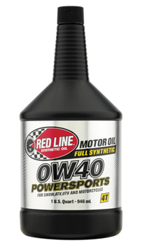 Thumbnail for Red Line 0W40 Motor Oil Quart (For Four-Stroke Dirt Bikes/ATVs/Powersports Applications)