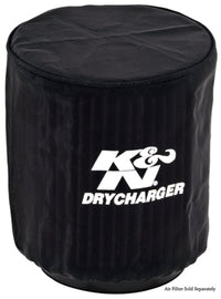 Thumbnail for K&N Air Filter Wrap - Round Straight - Black - 08-09 Can-Am DS450 450 / 09-12 DS450 EFI / 08 DS450X