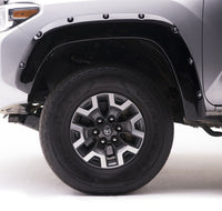 Thumbnail for EGR 16+ Toyota Tacoma w/Mudflap Bolt-On Look Color Match Fender Flares - Set - Black