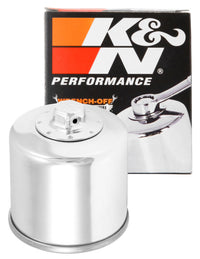 Thumbnail for K&N Honda / Kawasaki / Arctic Cat / Suzuki / Triumph / Yamaha 2.688in OD x 2.969in H Oil Filter
