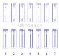 Thumbnail for King Volkswagen VR6 2.8L (Size STD) Performance Main Bearing Set