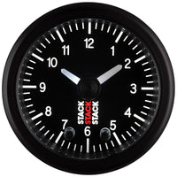 Thumbnail for Autometer Stack Analog Clock Gauge - Black