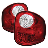 Thumbnail for Spyder Ford F150 Flareside 97-03 LED Tail Lights Red Clear ALT-YD-FF15097FS-LED-RC