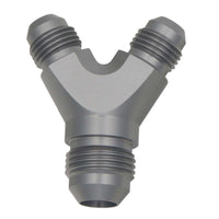 Thumbnail for DeatschWerks 6AN Male Flare + 6AN Male Flare to 8AN Male Flare Y Block Fitting