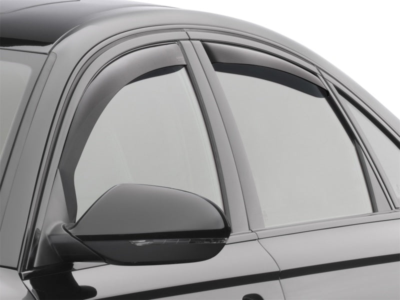 WeatherTech 2012+ Audi A6 / S6 Front and Rear Side Window Deflectors - Dark Smoke
