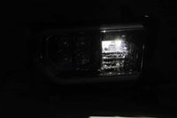 Thumbnail for AlphaRex 07-13 Toyota Tundra (w/Lvl Adj) NOVA LED Proj Headlights Plank Alpha Blk w/Seq Signal/RDL