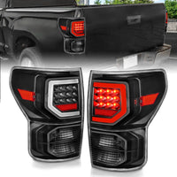 Thumbnail for Anzo 07-11 Toyota Tundra Full LED Tailights Black Housing Clear Lens G2 (w/C Light Bars)